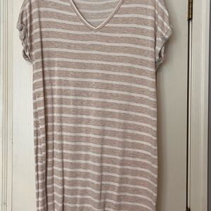 Striped V-Neck T-Shirt